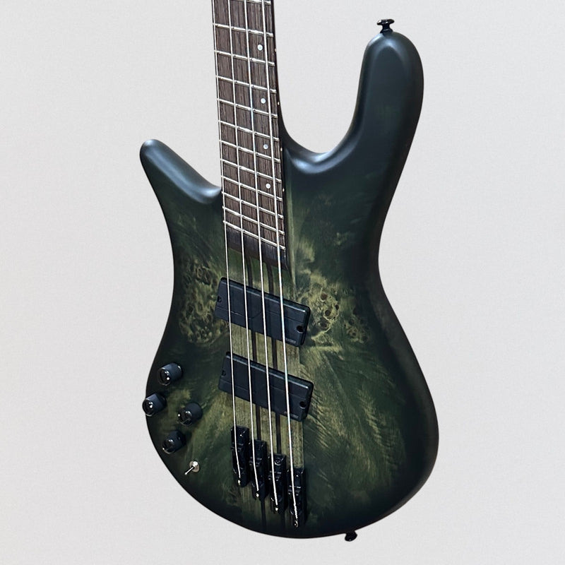 Spector NS Dimension Multi Scale 4 String Left Handed Electric Bass Guitar - Haunted Moss