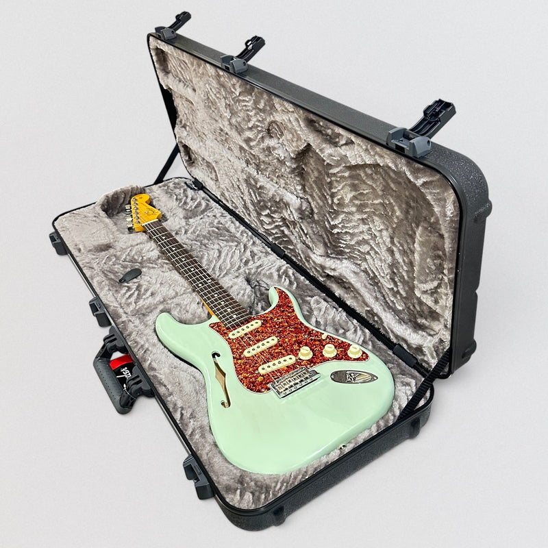 Fender American Professional II Stratocaster Thinline Limited-Edition Electric Guitar 2024 - Transparent Surf Green