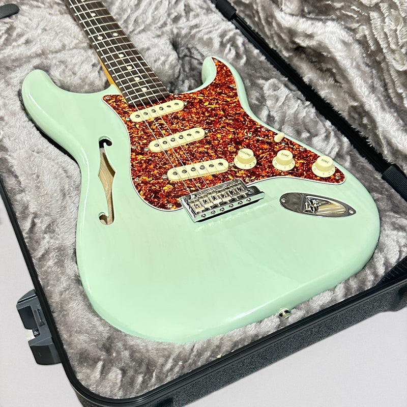 Fender American Professional II Stratocaster Thinline Limited-Edition Electric Guitar 2024 - Transparent Surf Green