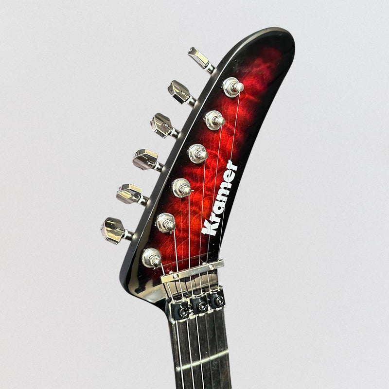 Kramer The 84 HH Quilt Electric Guitar - Magenta Burst