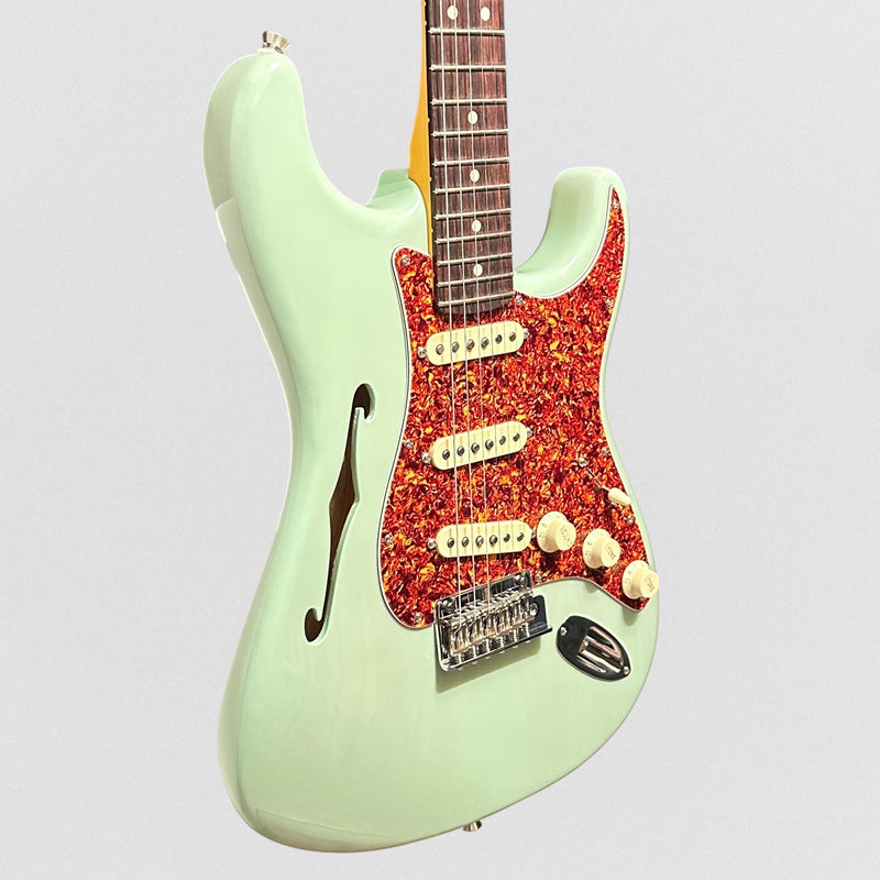 Fender American Professional II Stratocaster Thinline Limited-Edition Electric Guitar 2024 - Transparent Surf Green