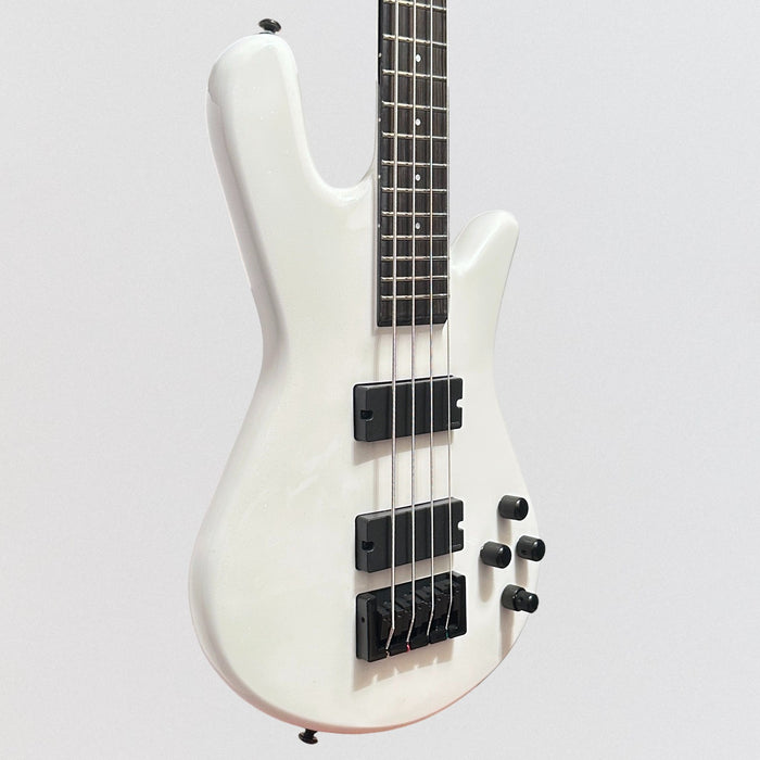 Spector NS Ethos 4 Four-String Electric Bass Guitar w/ Bag - White