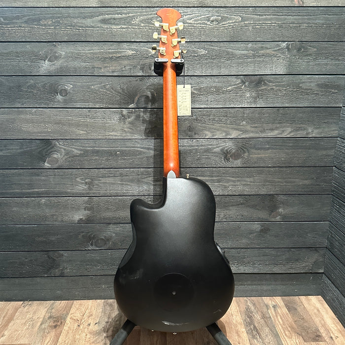 Ovation CE44P-SM Celebrity Elite Plus Mid-Depth Acoustic-Electric Guitar - Natural Spalted Maple