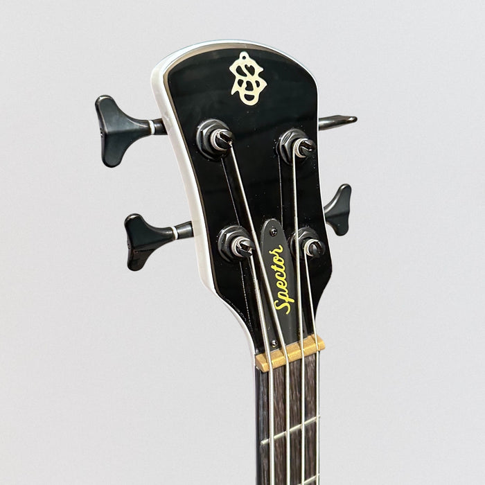 Spector NS Ethos 4 Four-String Electric Bass Guitar w/ Bag - White