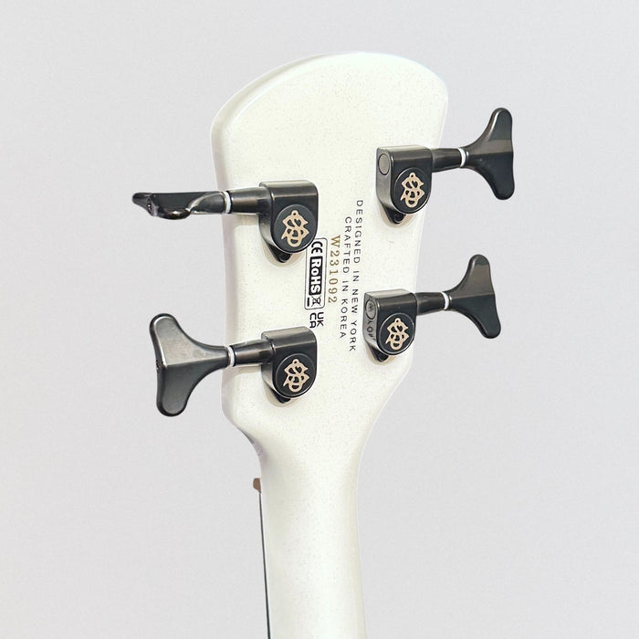 Spector NS Ethos 4 Four-String Electric Bass Guitar w/ Bag - White