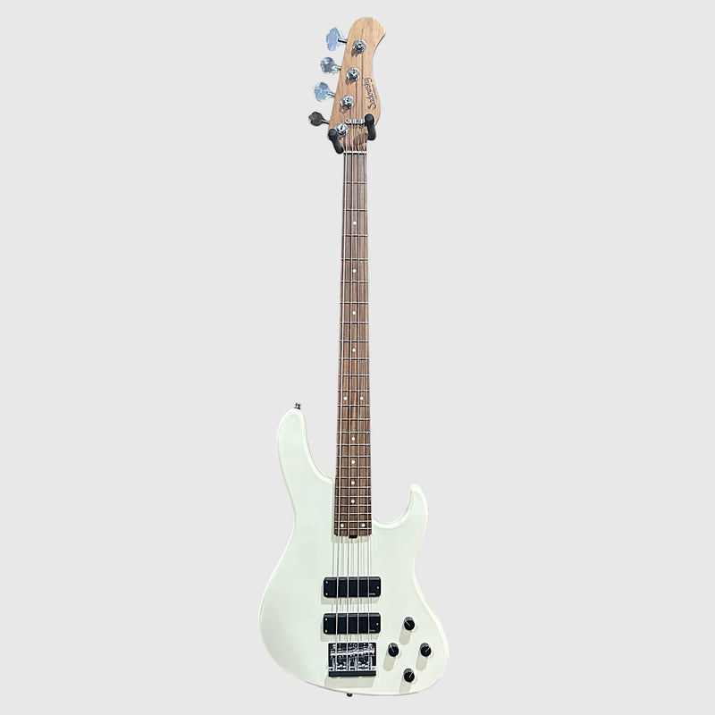 Sadowsky MetroExpress Modern 4 String Morado Board Electric Bass Guitar - White