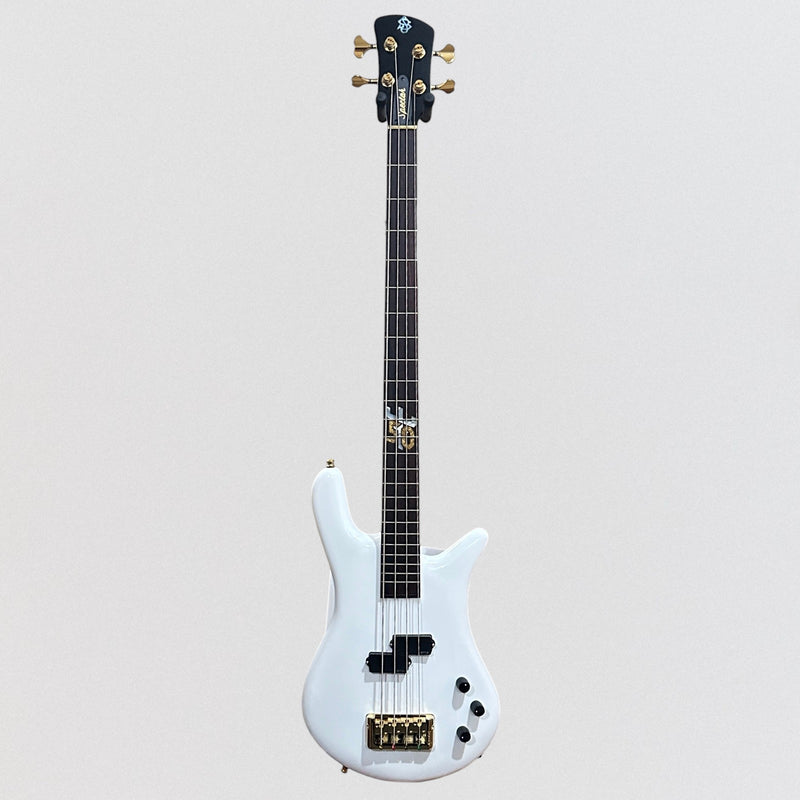 Spector Euro Ian Hill Judas Priest 4 String Signature Electric Bass Guitar - White