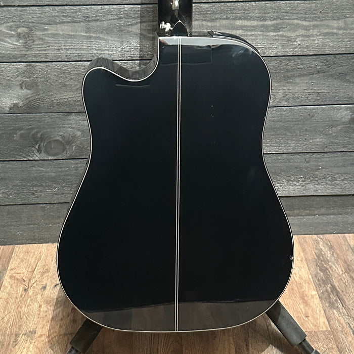 Takamine G Series GD30CE-12 Dreadnought 12-String Acoustic-Electric Guitar - Black