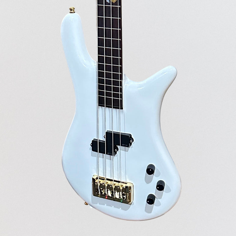 Spector Euro Ian Hill Judas Priest 4 String Signature Electric Bass Guitar - White