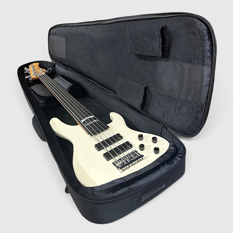 Sadowsky MetroExpress Modern 5 String Morado Board Electric Bass Guitar - White