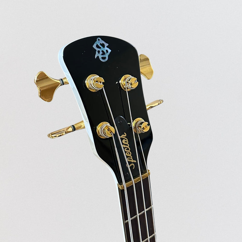 Spector Euro Ian Hill Judas Priest 4 String Signature Electric Bass Guitar - White