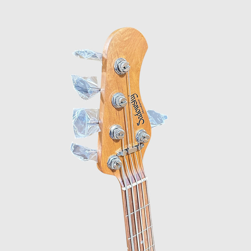 Sadowsky MetroExpress Modern 5 String Morado Board Electric Bass Guitar - White