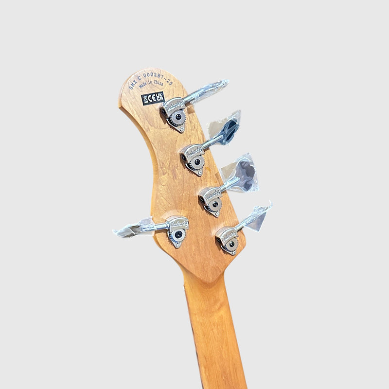 Sadowsky MetroExpress Modern 5 String Morado Board Electric Bass Guitar - White