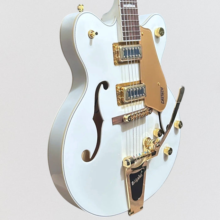 Gretsch G5422TG Electromatic Classic Hollowbody Double-Cut With Bigsby Electric Guitar - Snow Crest White