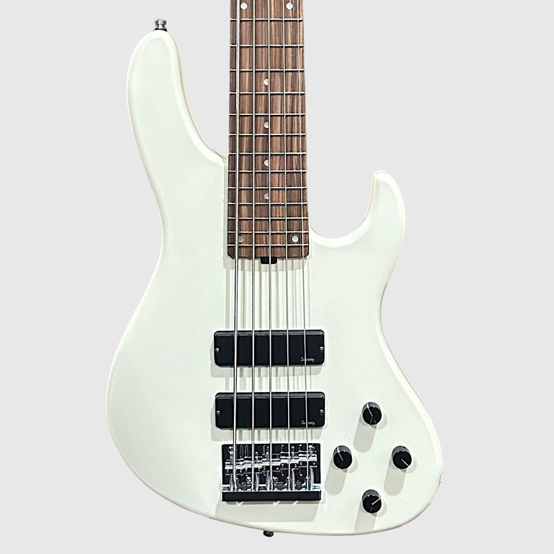 Sadowsky MetroExpress Modern 5 String Morado Board Electric Bass Guitar - White