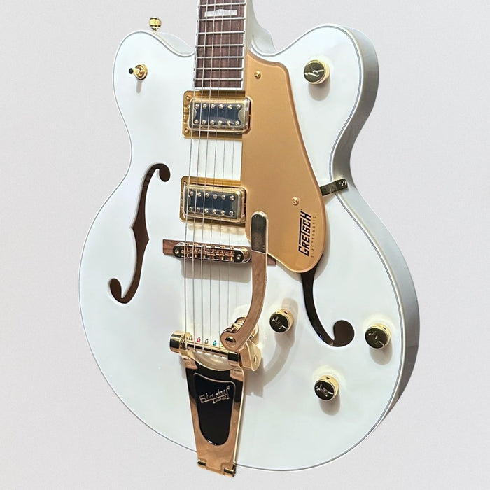 Gretsch G5422TG Electromatic Classic Hollowbody Double-Cut With Bigsby Electric Guitar - Snow Crest White