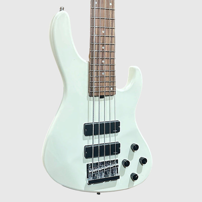 Sadowsky MetroExpress Modern 5 String Morado Board Electric Bass Guitar - White