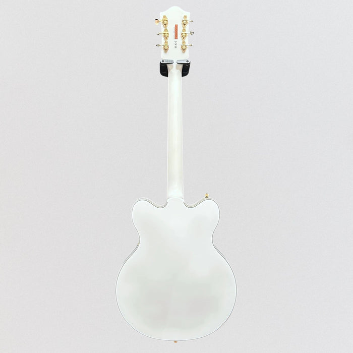 Gretsch G5422TG Electromatic Classic Hollowbody Double-Cut With Bigsby Electric Guitar - Snow Crest White