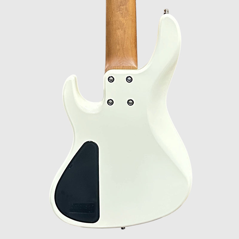 Sadowsky MetroExpress Modern 5 String Morado Board Electric Bass Guitar - White