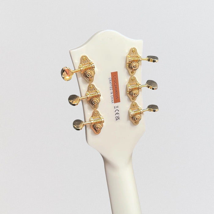 Gretsch G5422TG Electromatic Classic Hollowbody Double-Cut With Bigsby Electric Guitar - Snow Crest White