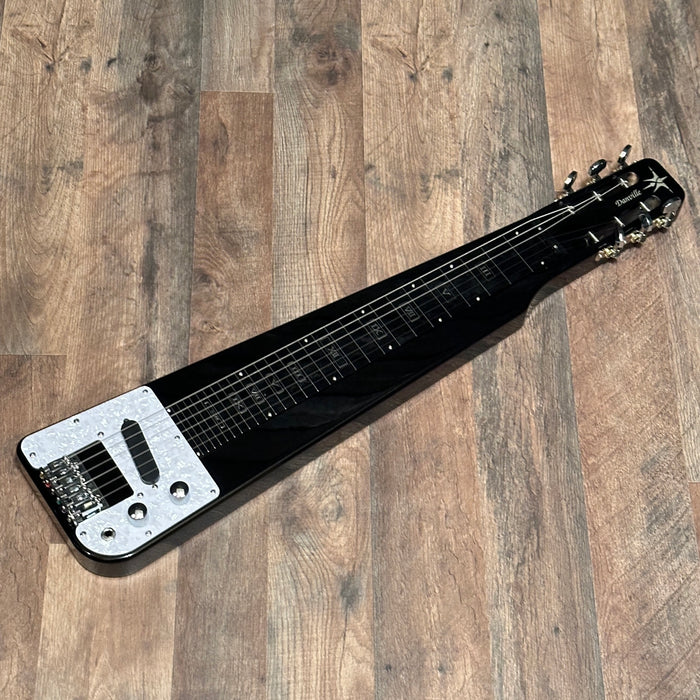 Danville MLS ST-250 TBK Black Electric Lap Steel Slide Guitar