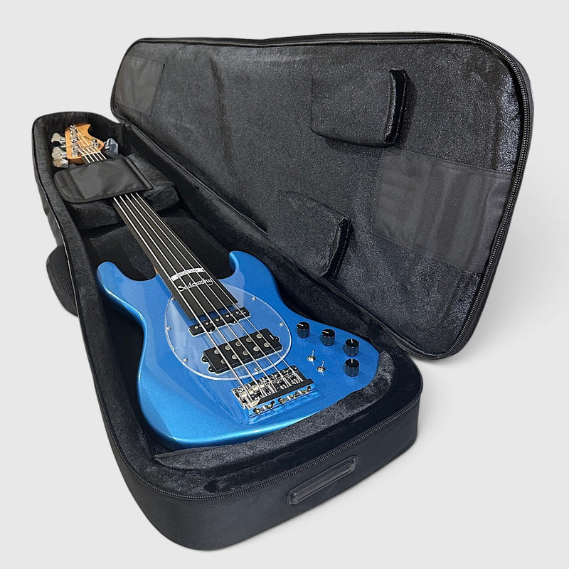 Sadowsky MetroExpress Vintage M/J 5-string Maple Board Electric Bass Guitar - Ocean Blue Metallic