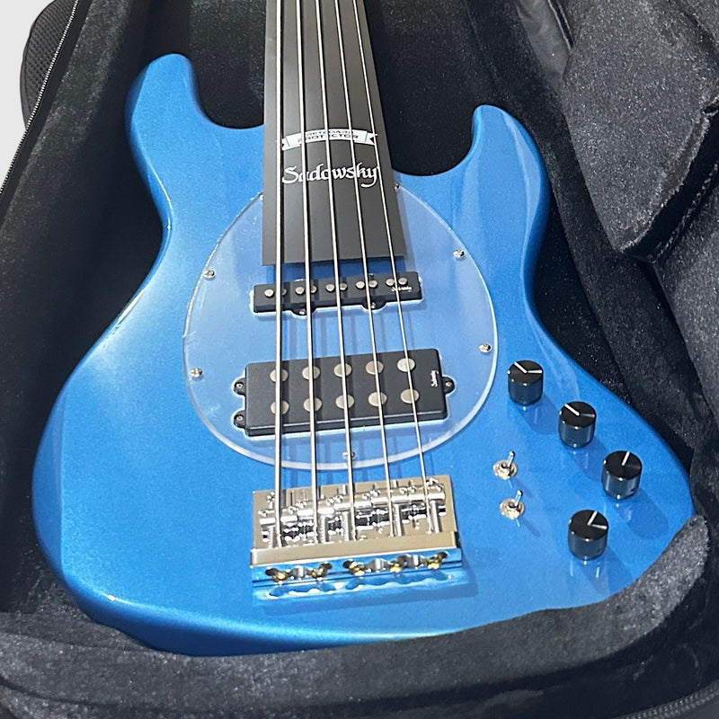 Sadowsky MetroExpress Vintage M/J 5-string Maple Board Electric Bass Guitar - Ocean Blue Metallic