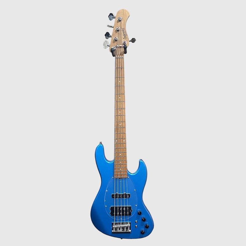 Sadowsky MetroExpress Vintage M/J 5-string Maple Board Electric Bass Guitar - Ocean Blue Metallic