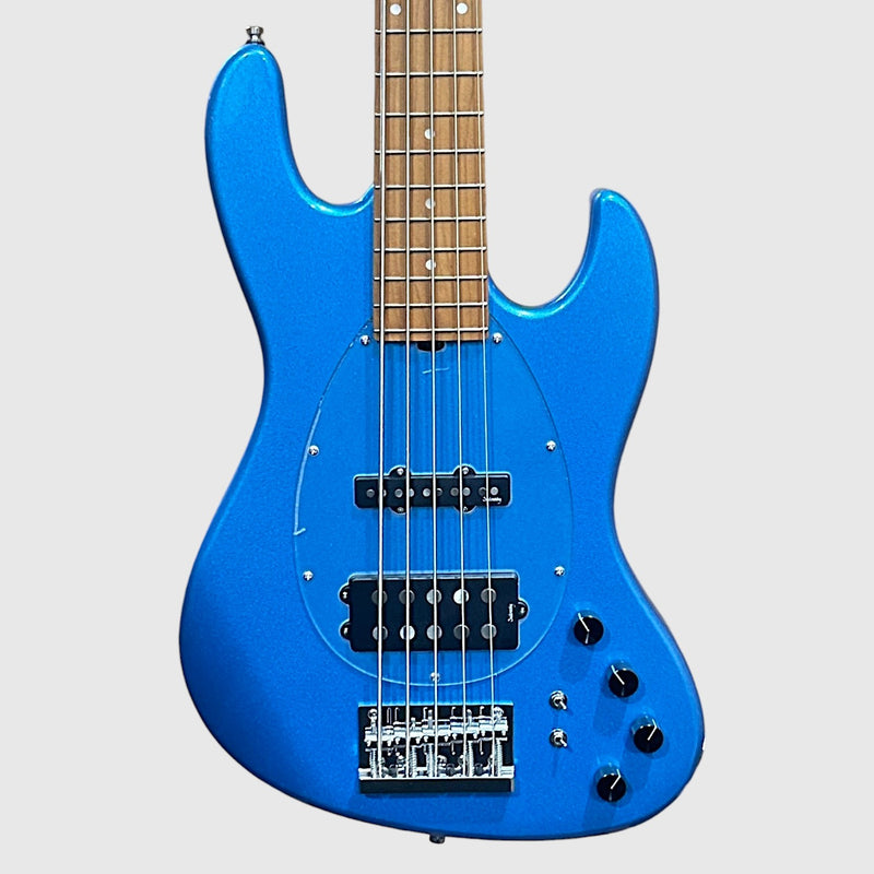 Sadowsky MetroExpress Vintage M/J 5-string Maple Board Electric Bass Guitar - Ocean Blue Metallic