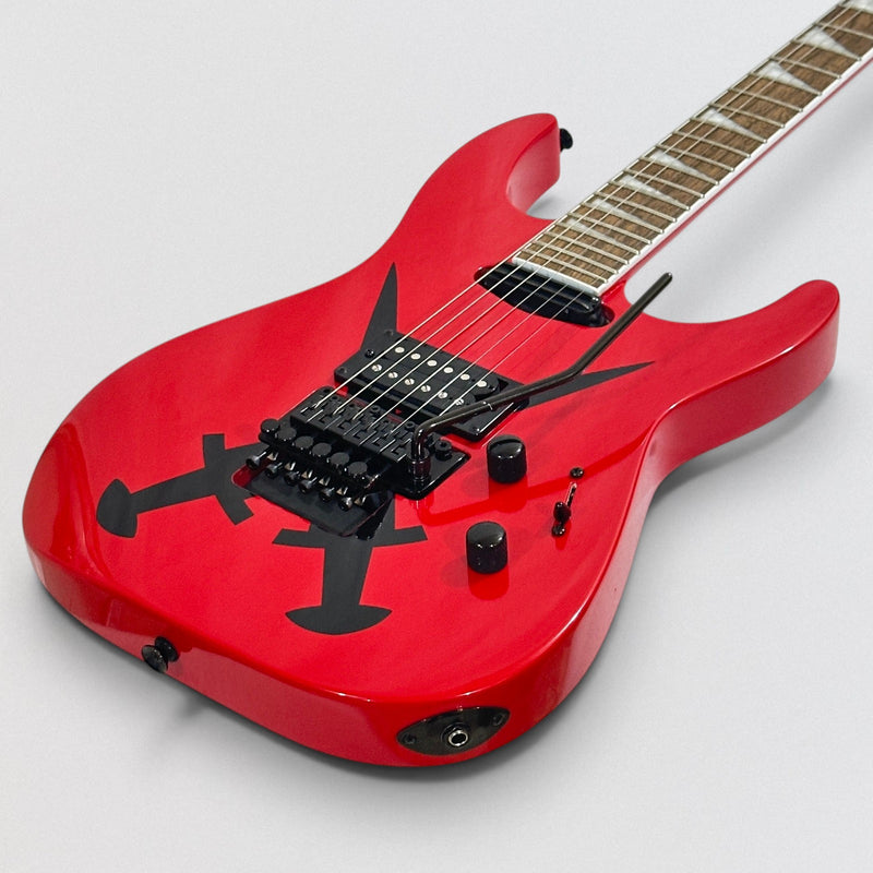 Jackson X Series SL1A DX Electric Guitar - Red Cross Dagger