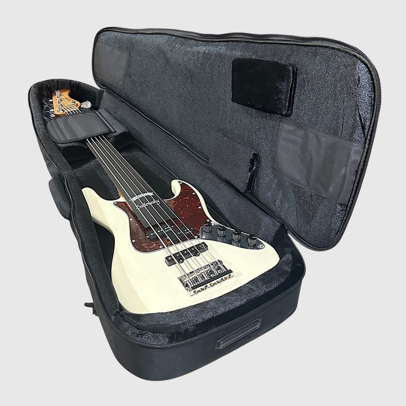 Sadowsky MetroExpress 21 Fret Hybrid PJ 5 String Morado Board Electric Bass Guitar - White