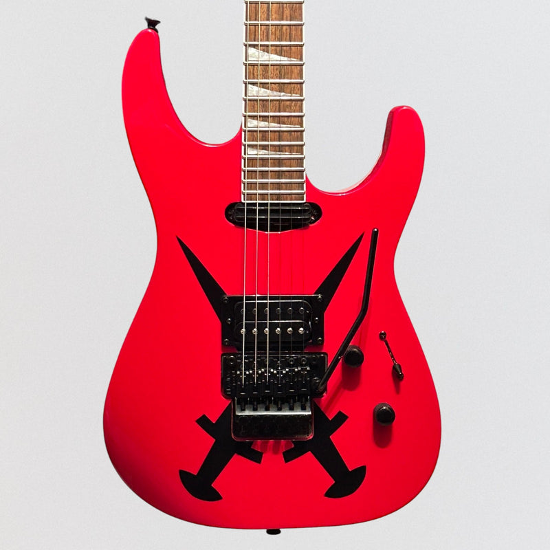 Jackson X Series SL1A DX Electric Guitar - Red Cross Dagger