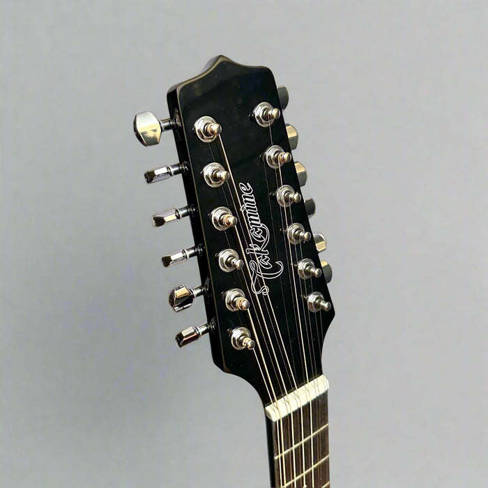 Takamine G Series GD30CE-12 Dreadnought 12-String Acoustic-Electric Guitar - Black