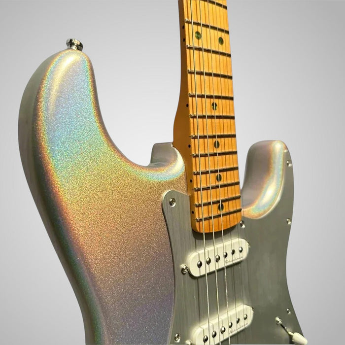 Fender H.E.R. Stratocaster Electric Guitar - Chrome Glow