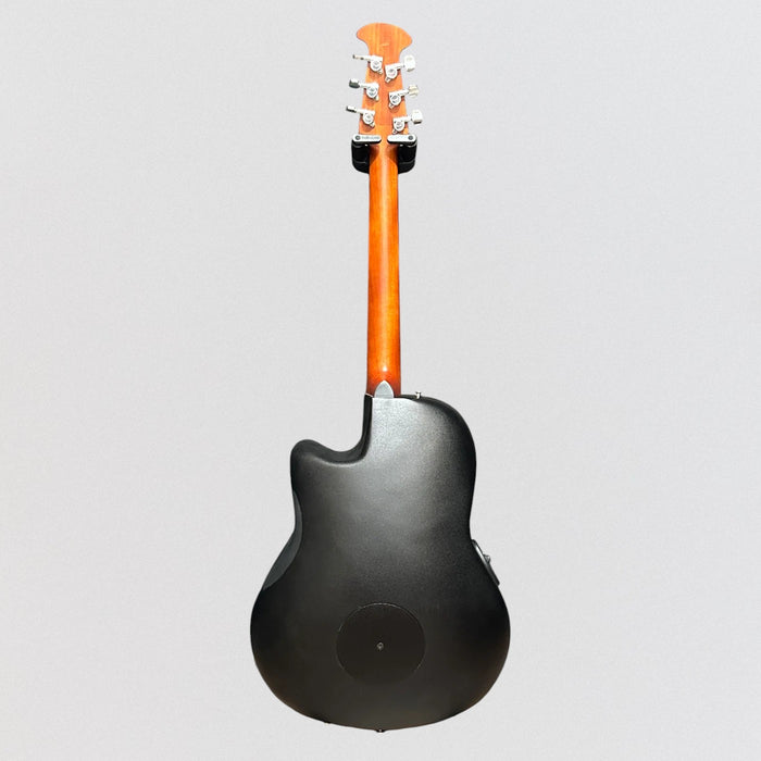 Ovation CE44-RRB-G Celebrity Elite Mid-Depth Acoustic-Electric Guitar - Reverse Red Burst