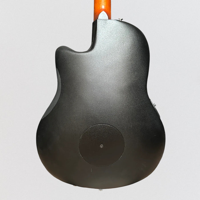 Ovation CE44-RRB-G Celebrity Elite Mid-Depth Acoustic-Electric Guitar - Reverse Red Burst