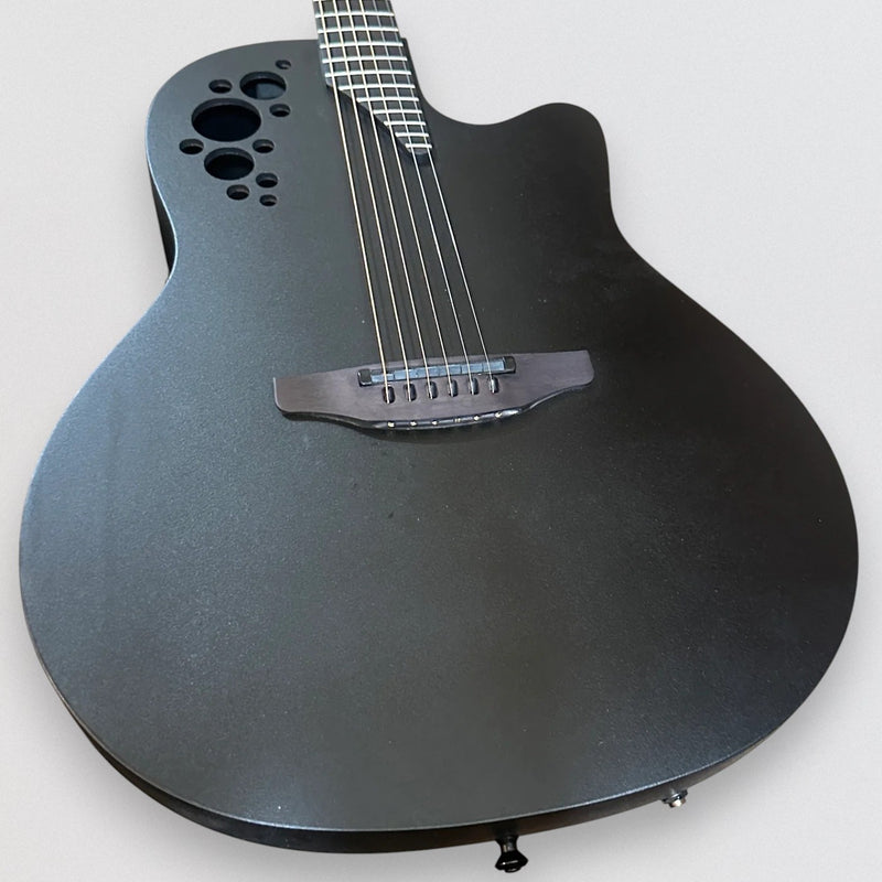 Ovation 2078TX-5-G Pro Series Elite TX Deep Contour Acoustic-Electric Guitar - Textured Black