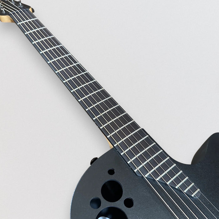 Ovation 2078TX-5-G Pro Series Elite TX Deep Contour Acoustic-Electric Guitar - Textured Black