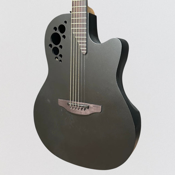 Ovation 2078TX-5-G Pro Series Elite TX Deep Contour Acoustic-Electric Guitar - Textured Black
