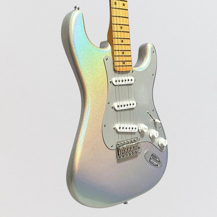 Fender H.E.R. Stratocaster Electric Guitar - Chrome Glow