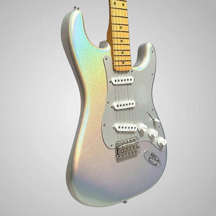 Fender H.E.R. Stratocaster Electric Guitar - Chrome Glow