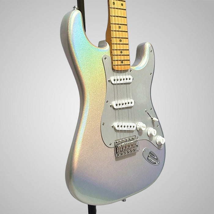 Fender H.E.R. Stratocaster Electric Guitar - Chrome Glow