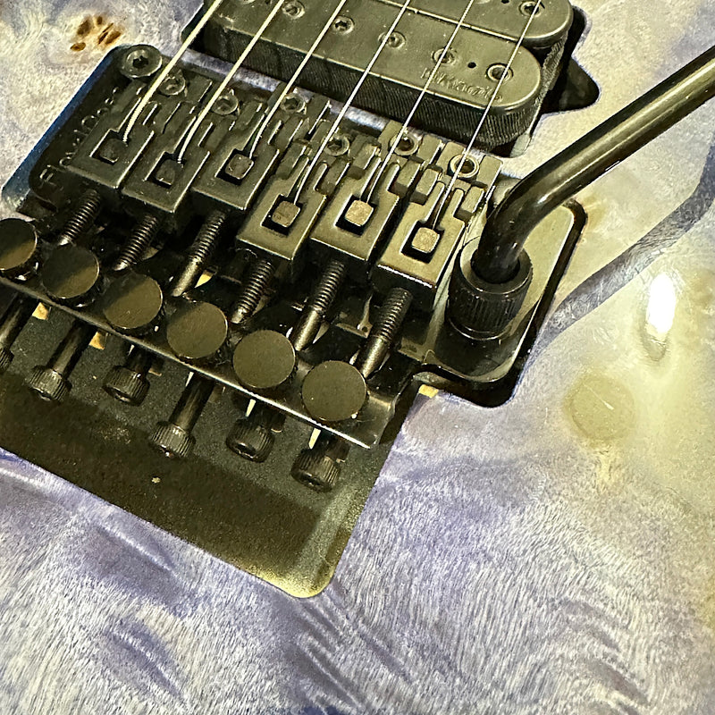 Jackson Pro Series Signature Chris Broderick Soloist FR-6 Electric Guitar - Transparent Blue