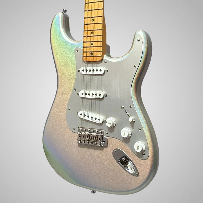 Fender H.E.R. Stratocaster Electric Guitar - Chrome Glow