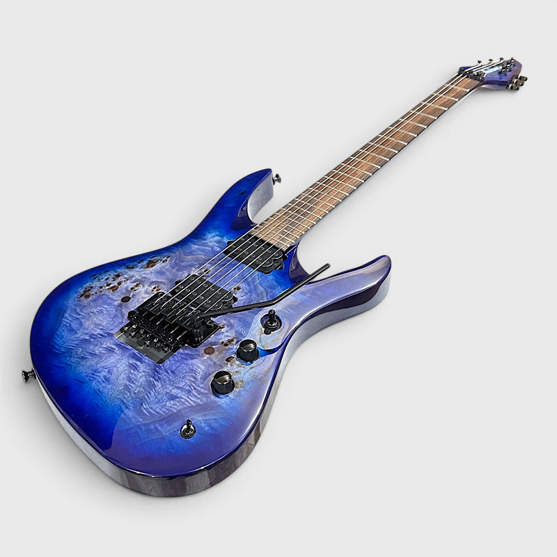 Jackson Pro Series Signature Chris Broderick Soloist FR-6 Electric Guitar - Transparent Blue