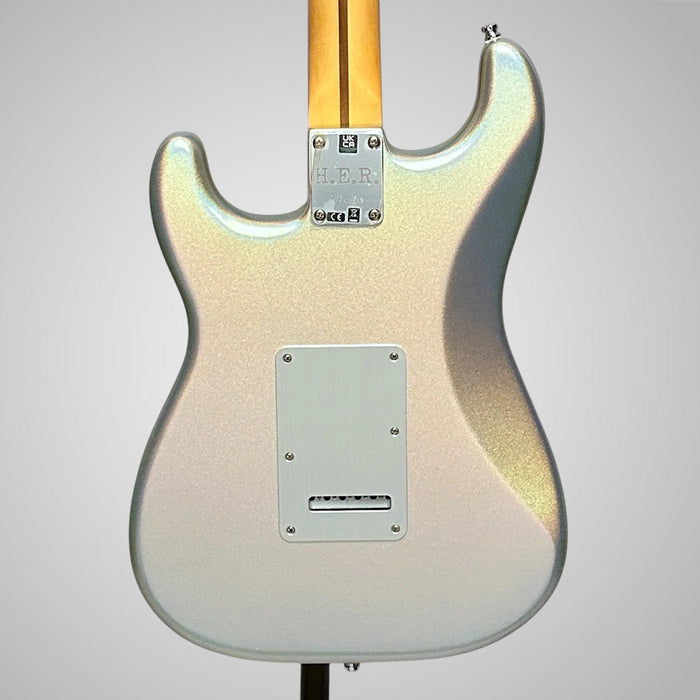 Fender H.E.R. Stratocaster Electric Guitar - Chrome Glow