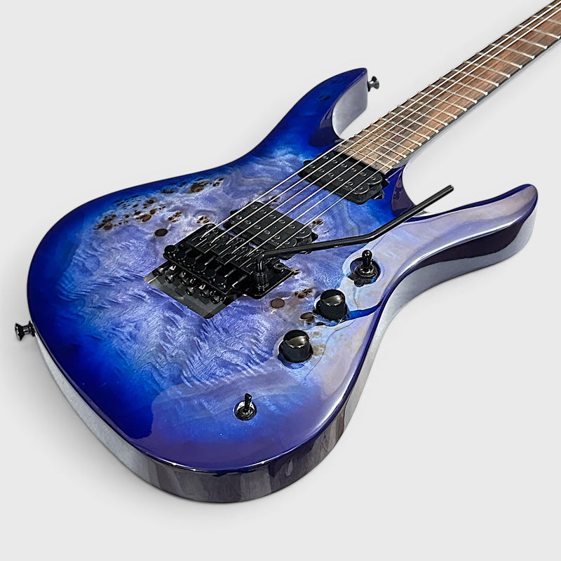 Jackson Pro Series Signature Chris Broderick Soloist FR-6 Electric Guitar - Transparent Blue