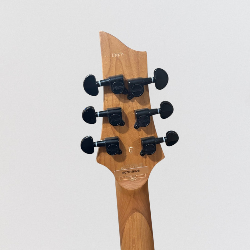 Schecter C-1 Standard Electric Guitar - Black Fade Burst Burl