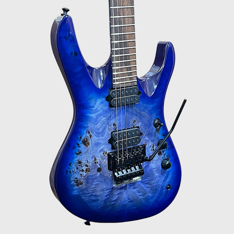 Jackson Pro Series Signature Chris Broderick Soloist FR-6 Electric Guitar - Transparent Blue
