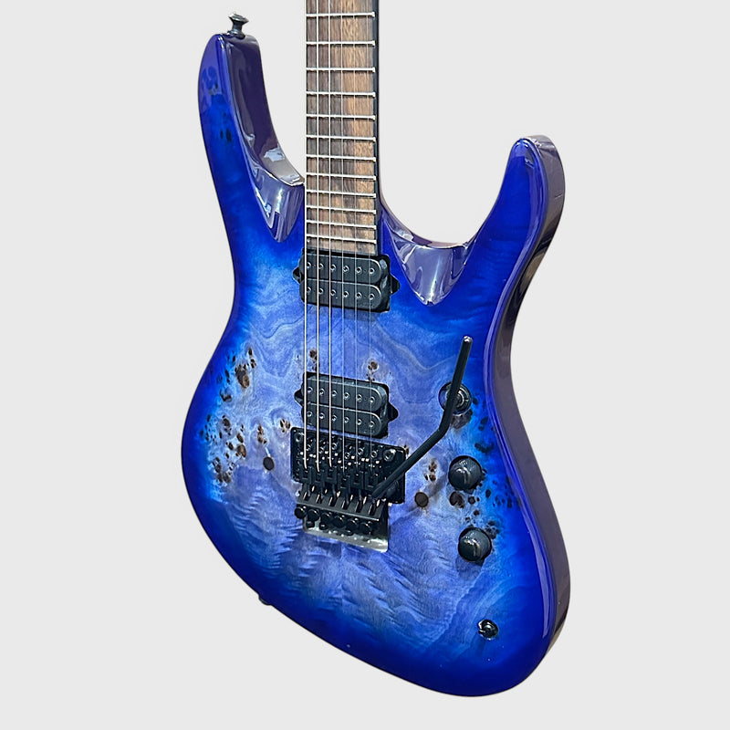 Jackson Pro Series Signature Chris Broderick Soloist FR-6 Electric Guitar - Transparent Blue